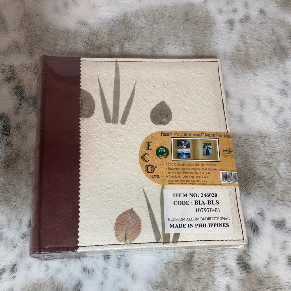 Pioneer 4x6 Bi-Directional Natural Photo Album NEW